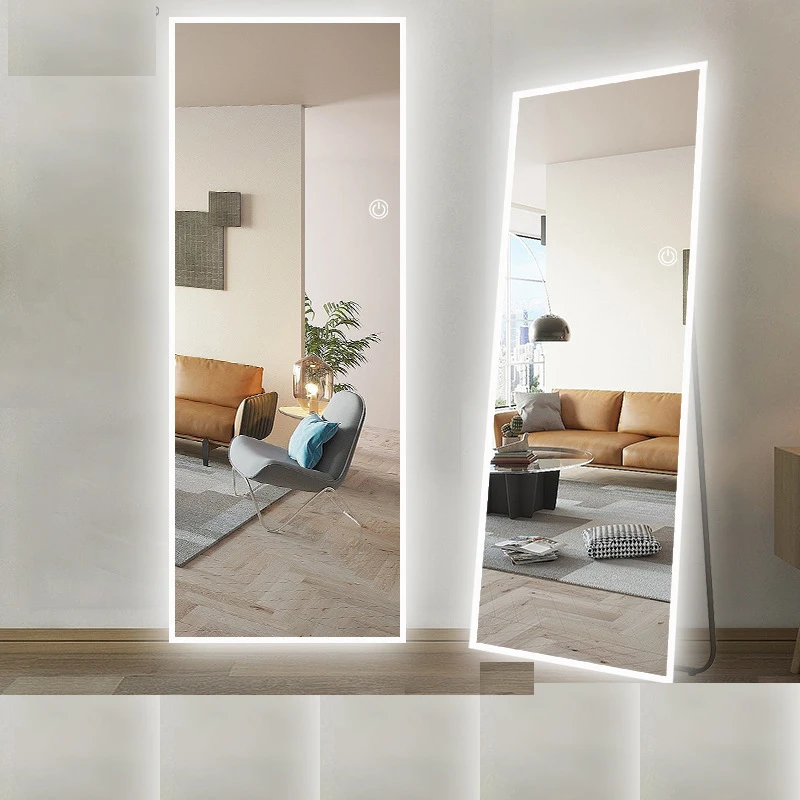 product wholesale led mirrors frameless dressing mirror with light hanging and standing smart dressing mirrors-1