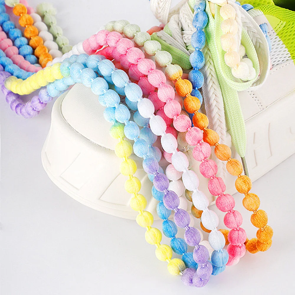WEGOODZF Custom Colorful Elater Gourd Shaped Shoe Laces Soft High Quality Shoelaces for Cave Shoes and Bubble Shoes