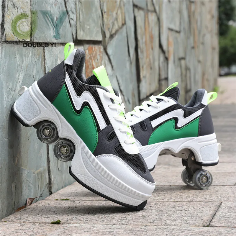 Deformed Shoes and  Roller Skates For Adults  Wholesale 4 Wheels Skate Shoes