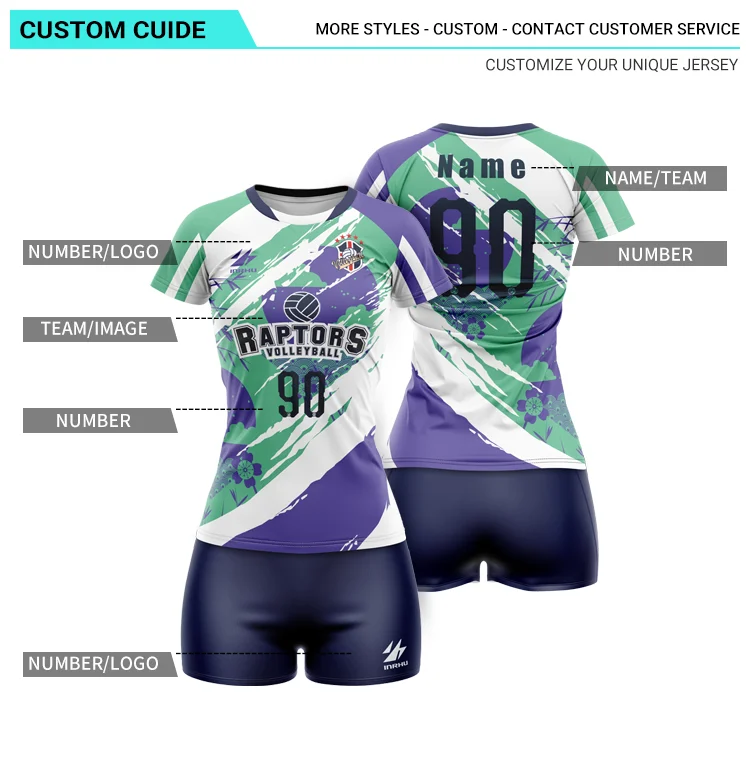 Custom Sublimation Volleyballs Uniforms Men Design Your Own Volleyball Jersey Set Design