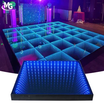 Mglight 2024 Disco Party DJ Floor Dancing 3D Light Mirror LED Dance Floor