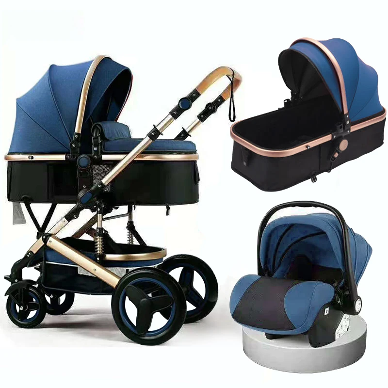 2022 New Fashion 3 in 1 Stroller Baby Murah, China Premium 3 in 1 Poussette Bebe/