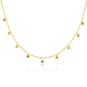 POLIVA HHot Sale Elegant Necklace 925 Silver Chain Necklace Korea Necklace