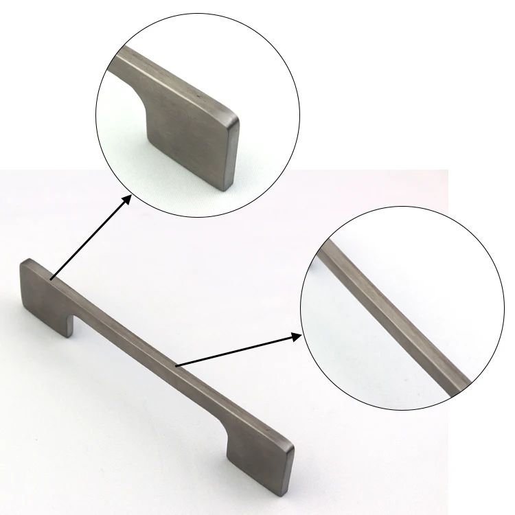 Simple Design Stainless Steel Lever Door Handle Furniture Stainless Steel kitchen Cabinet handles