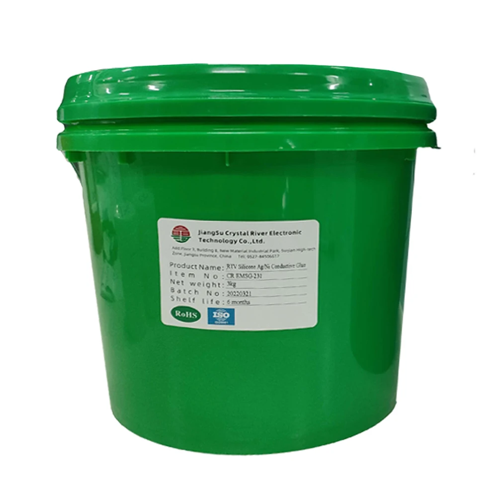 Ag/ni Conductive Glue Rtv Electrically Conductive Adhesive Emi