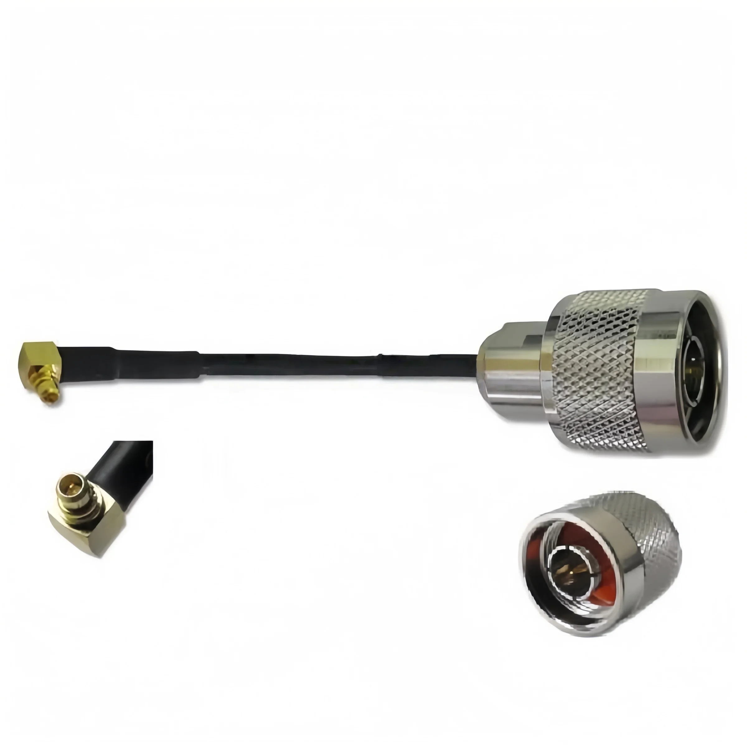 MMCX Right Angle to N-Type Male 25cm