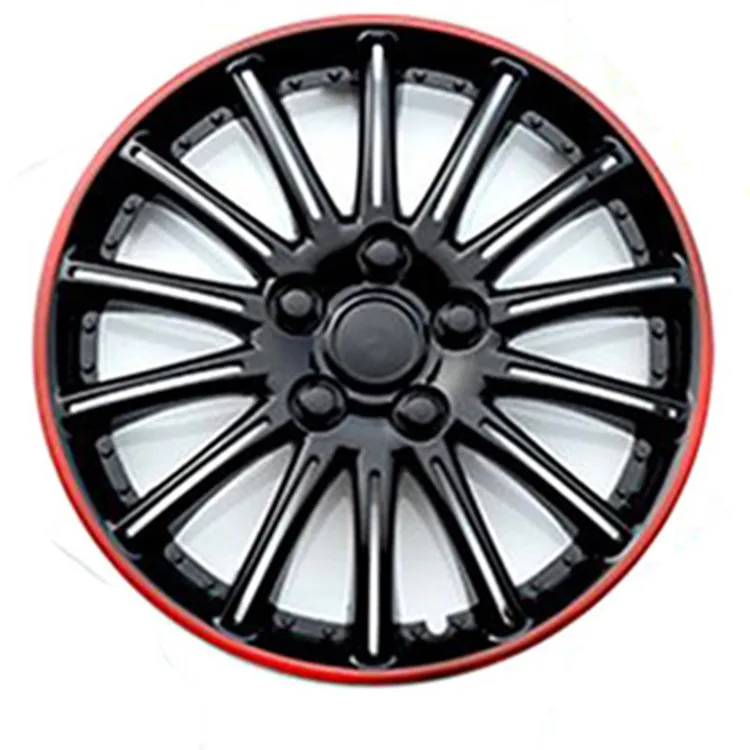 SUZUKI ALTO Car Wheel Trims Hub Caps Plastic Covers Lighting 14 Black & Red 