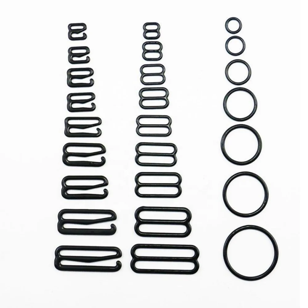 Stock  Rings and Sliders for Bra Making and Lingerie Sewing Bra Adjusters Bramaking DYEABLE