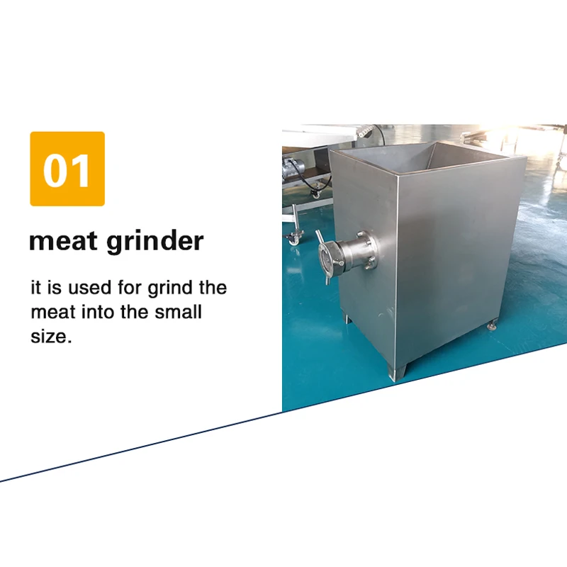 TCA High Quality Small Scale Automatic Commercial Sausage Making Machine Production Line