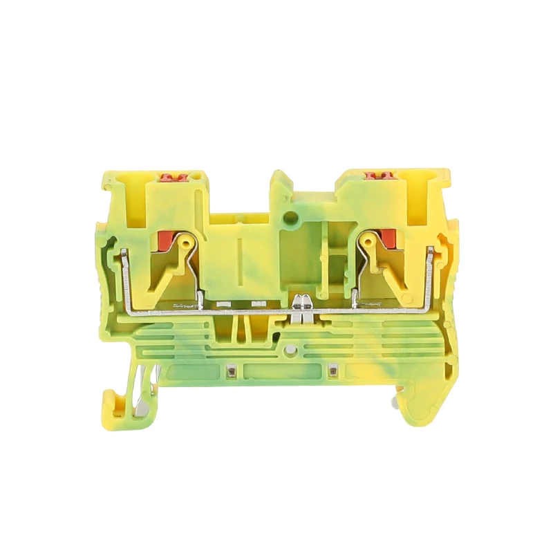 JPT 2.5 PE Ground Modular Push In Terminal Blocks Connector Din Rail