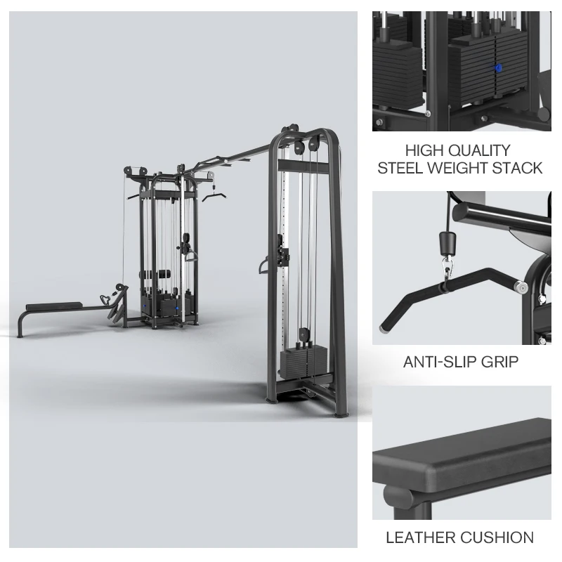 Multi Function Station Gym Equipment 5 Station Machine