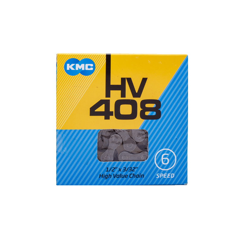 Цепь велосипедная KMC HV408, 6 7 8 скоростей X8 X9 X10 X11, для горного и дорожного велосипеда, 8 скоростей
