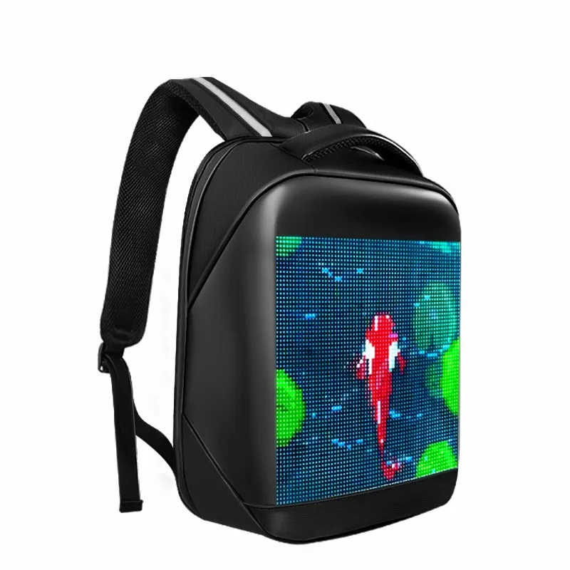 LED Backpack Smart Travel Companion with Full Color Display