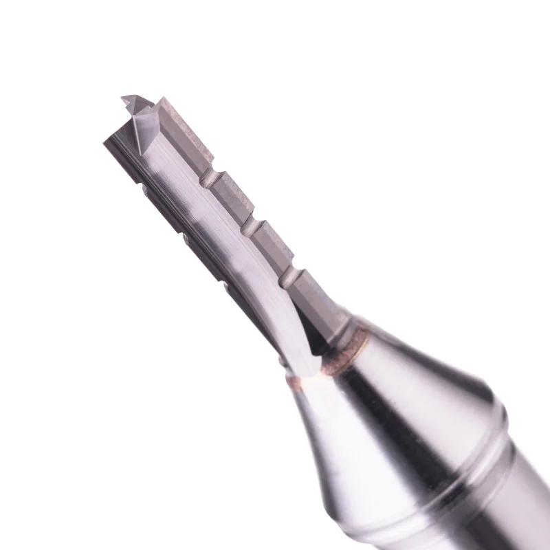 3 Flutes Straight Router Bit With Teeth Solid Carbide Cutter Head - Buy ...