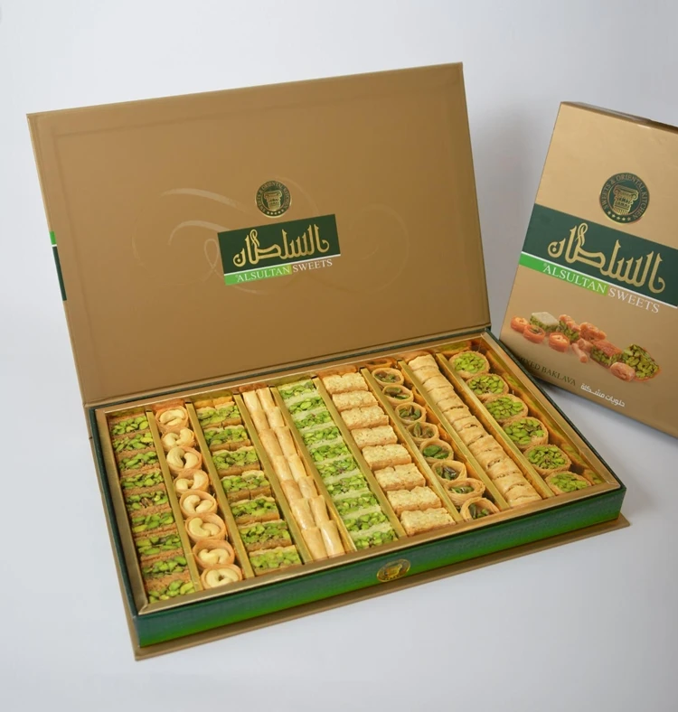 2021 Hot Sale Gift Boxes Packaging For Pistachio Desert Empty Baklava ...