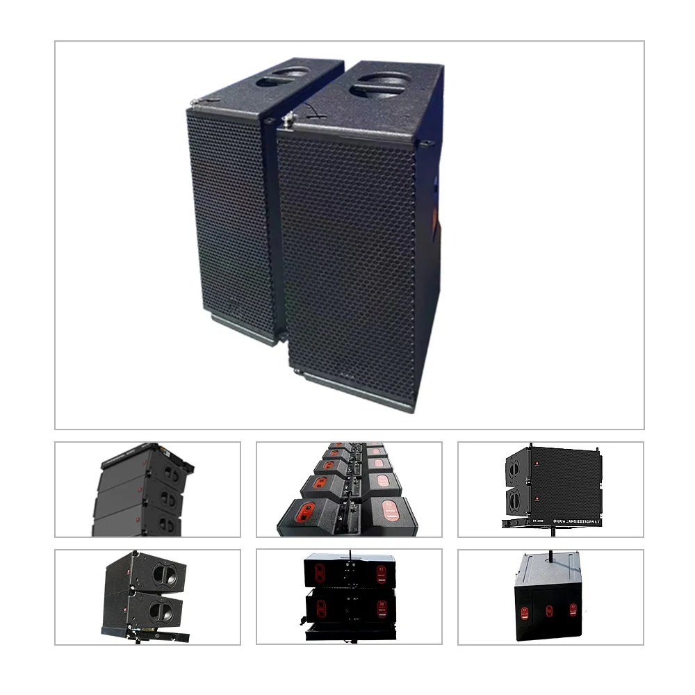 MAX Double Inch Way Line Array Speaker Pasif Panggung Luar Ruangan  Live Acara Band Speaker Audio Sistem Suara Profesional