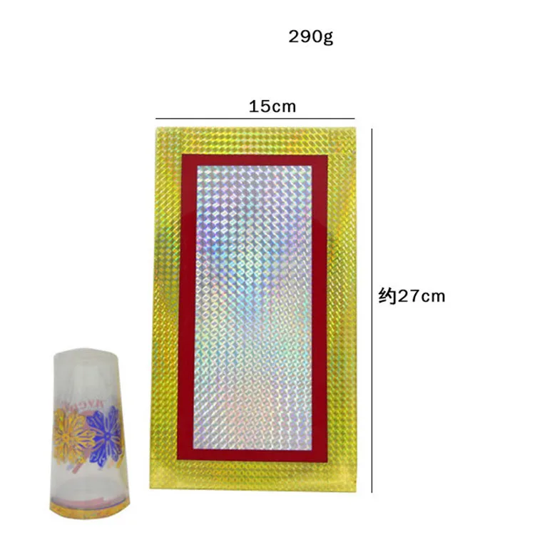 Novelty Stage Magic Cups Appearing From Paper Board Illusion Gimmick Cup Easy to Learn Magic Prop Toy for Magician