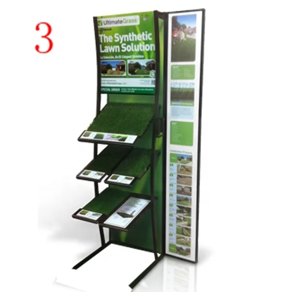 Textile Store Metal Carpet Rug  Display Shelf Stand,floor Car Mat Display Rack