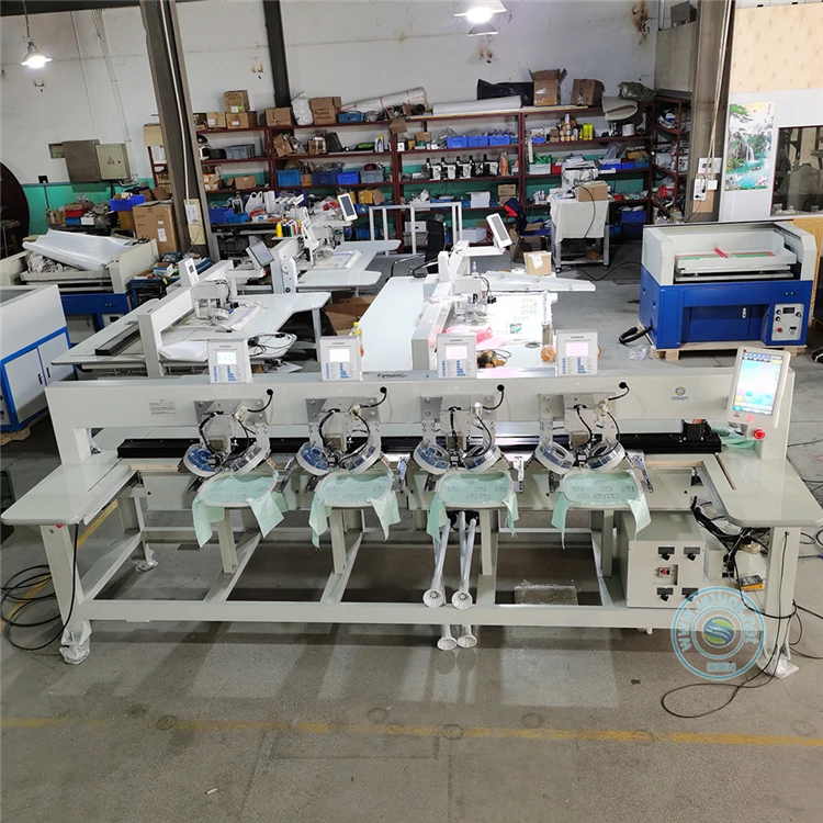Two Heads Cording Sequin Kit and Cord Cap Beads cd Swf Spangle Embroidery Machine One Head for Spir Parts Device Champion