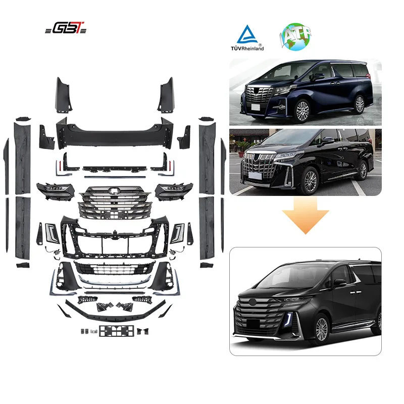 GBT Alphard Anh30 Upgrade Conversion Kit - Bumper Light Facelift
