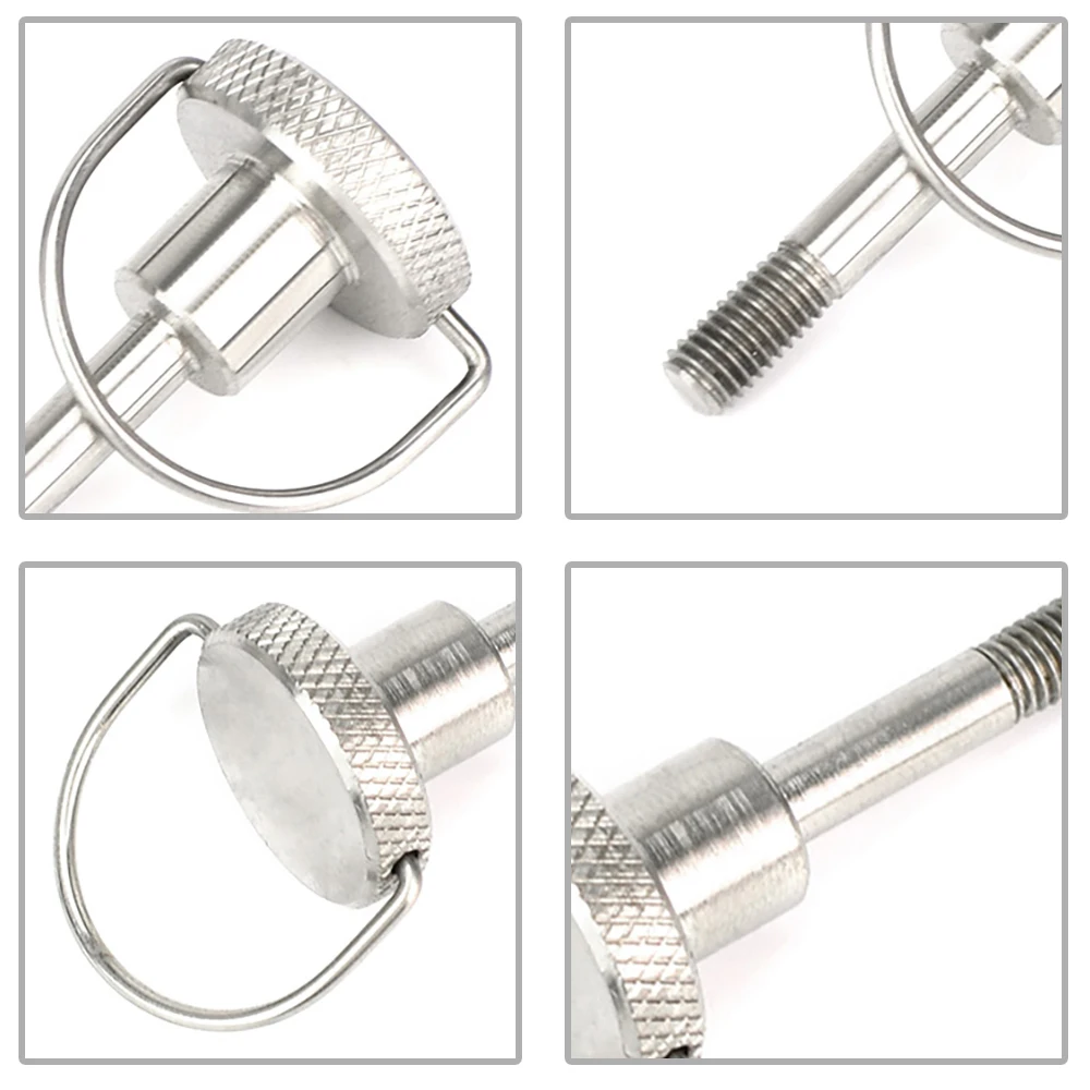 HM126 Knurled Pull Pin With Step Hot Sale SS304 SS316 M5 Round Head ...