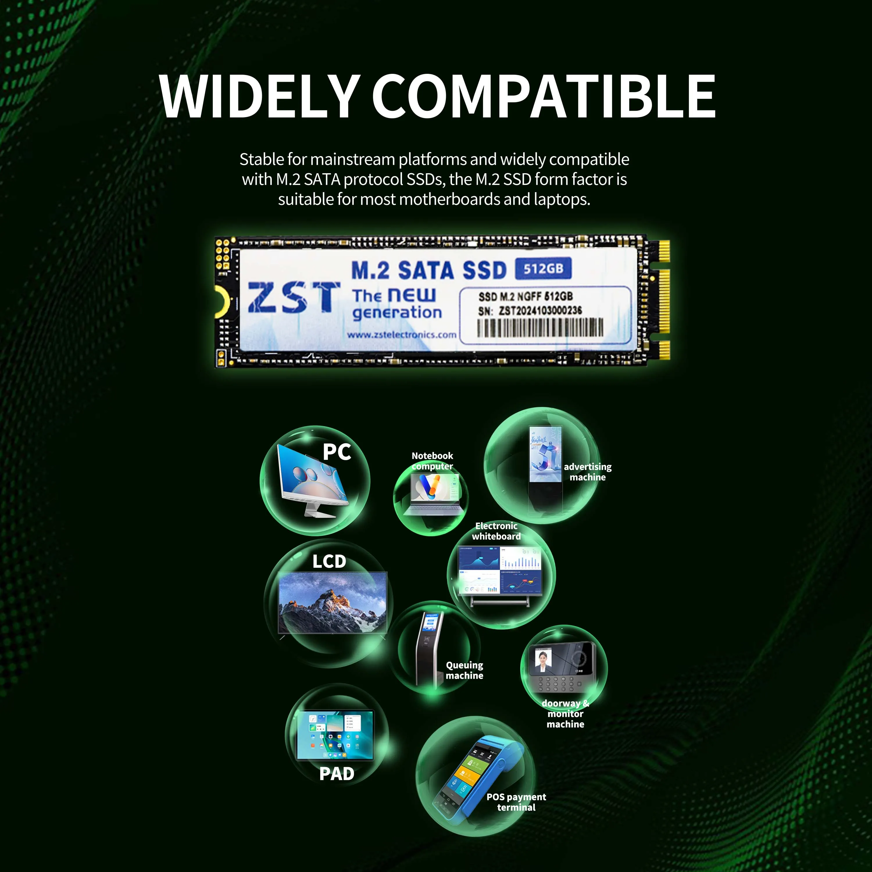 ZST SSD M.2 512GB - High Performance Internal Storage