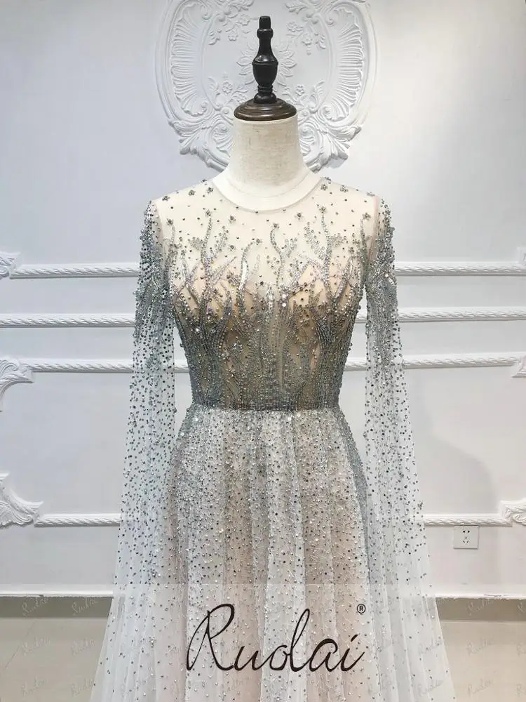 OEV-L4218 A-Line Tulle Dresses Women Lady Elegant Sequins Evening High Fashion Beaded Evening Dress Gowns OEV-L4218 A-Line Tulle Dresses Women Lady Elegant Sequins Evening High Fashion Beaded Evening Dress Gowns