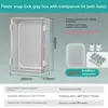 Tapa transparente de 300X200X170MM