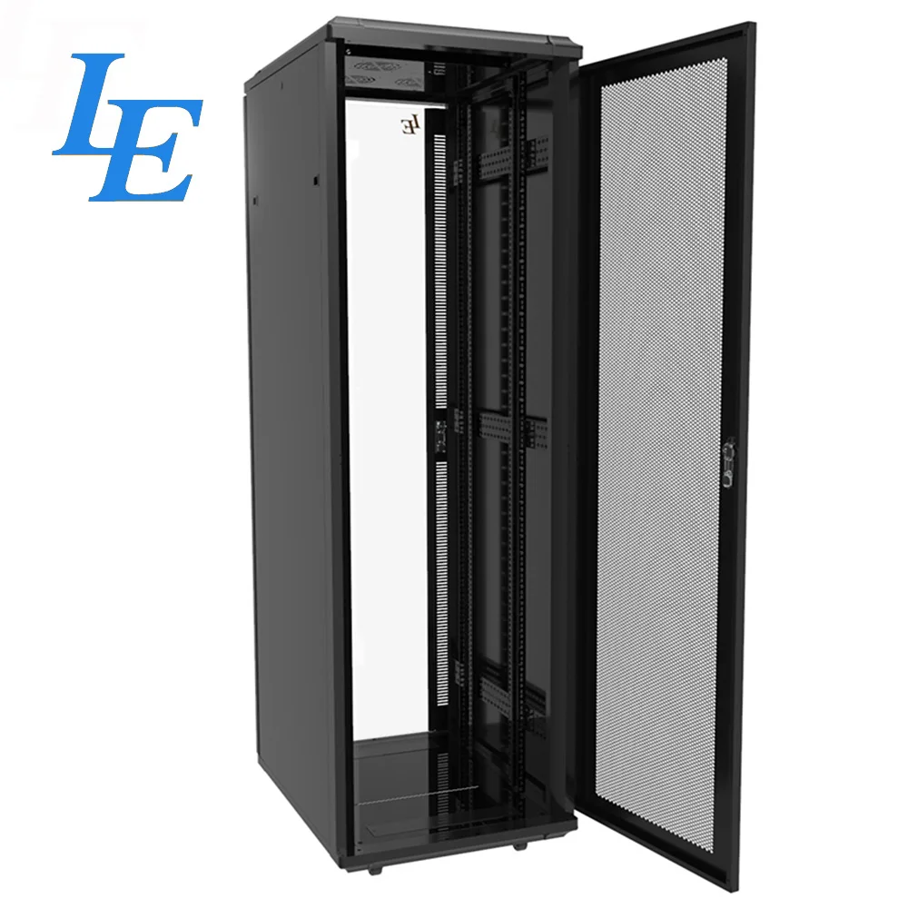Heavy Duty Server Rack Network Rack 19 Inch Server Cabinet With Wheels 18U- 47U Server Enclosure