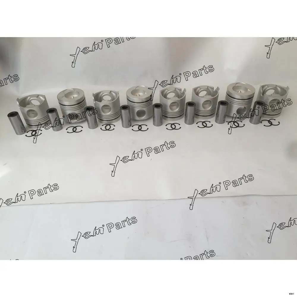 Engine Cylinder Pistons Fit for Hino EF750 Engine Replacement Parts