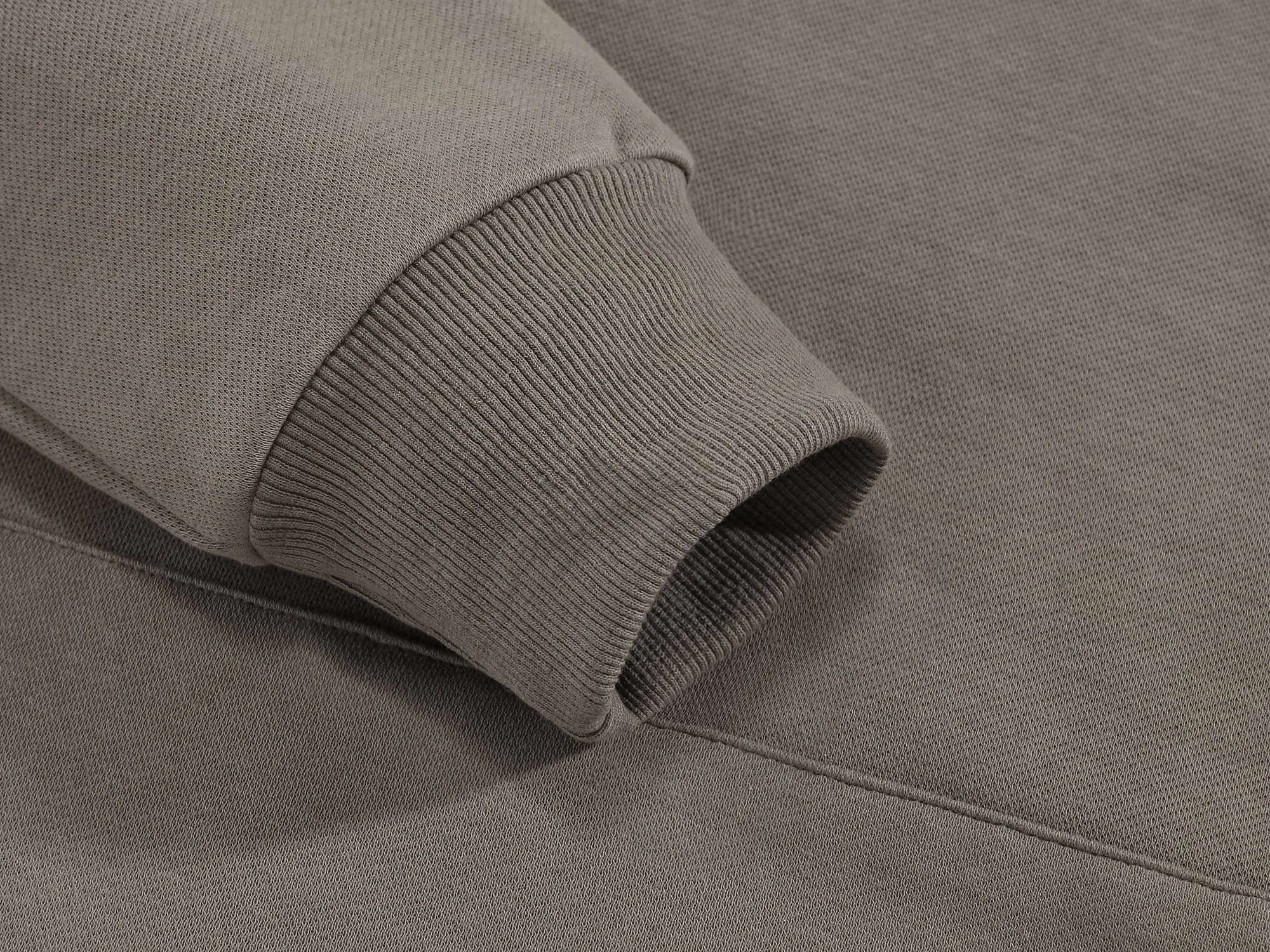 High Quality Blank Hoodie Oversize Pullover Sweatshirt with French Terry Fleece