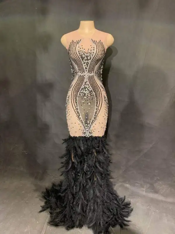 green emerald velvet dress Extraordinary 2015 Roberto Cavalli Runway Feather & Net Dress w Bead & –  Shrimpton Couture main image 0