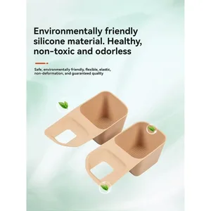 For Byd Equation Leopard 8 Third-row Silicone Water Cup Mats Water Cup protection Mats Anti-slip Mats