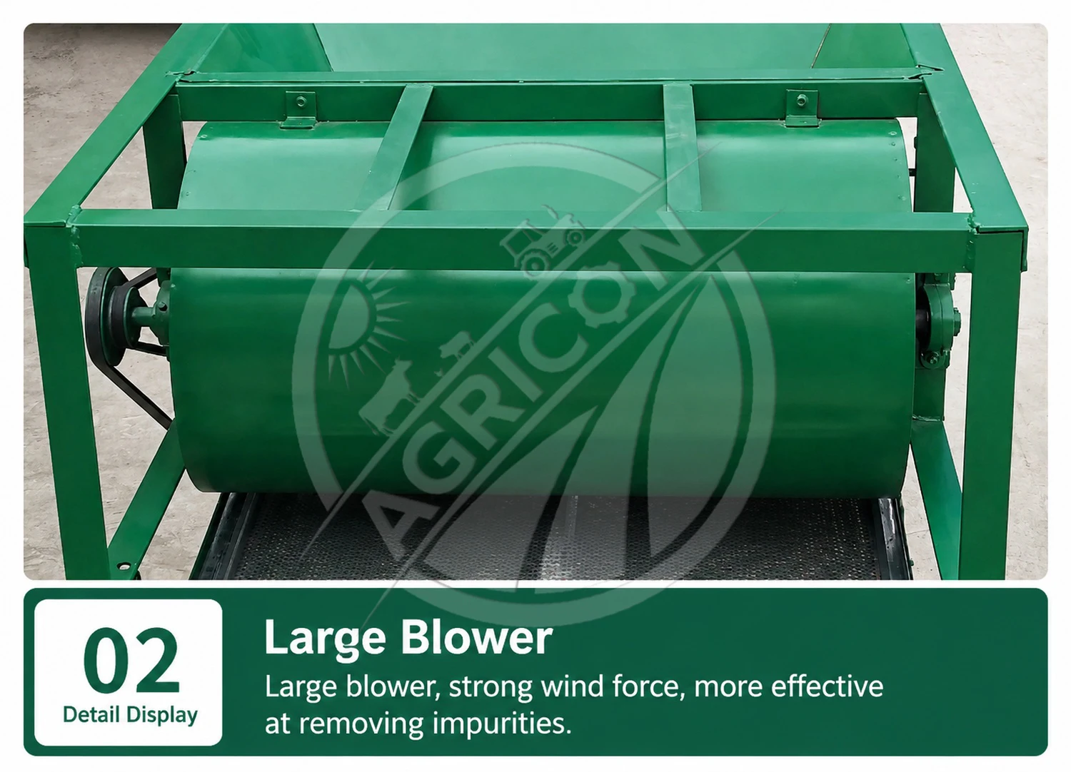 Air Suction Crop Sizing Machine