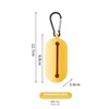 Distributeur de sacs à pop-up en silicone - jaune