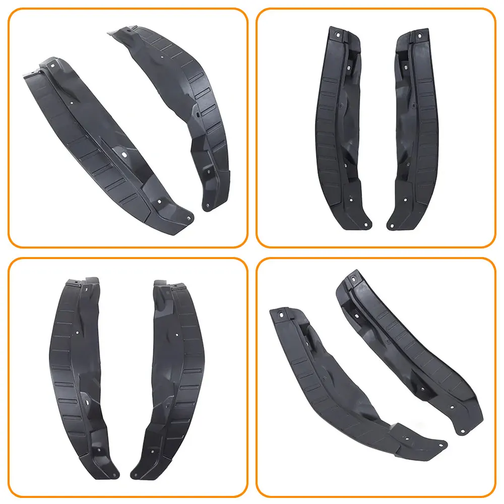 2Pcs Fender Car Mudguard Refit Rear Tire Fender Special Decoration Rear Door Lining Fender for Toyota Land Cruiser Prado LC250