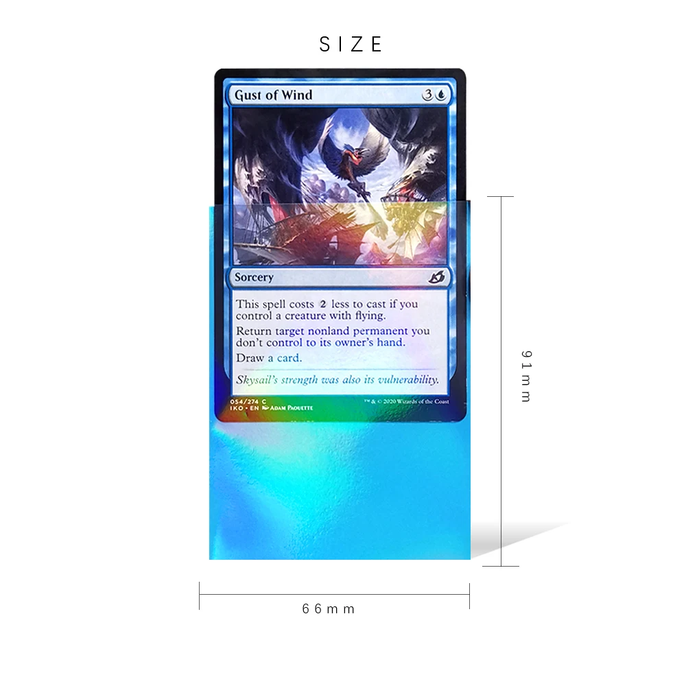 holographic magic the gathering cards Prismatic Defender Oracle Holographic Card Sleeves (100+) – Cool Story  Games, Media, and Artifacts main image 0