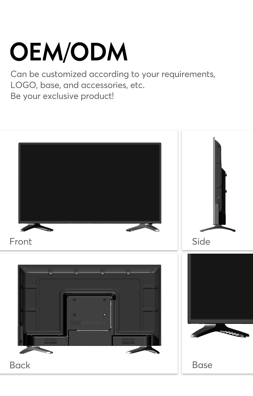 32 Inch LED TV - High Brightness Smart Television 4K TV