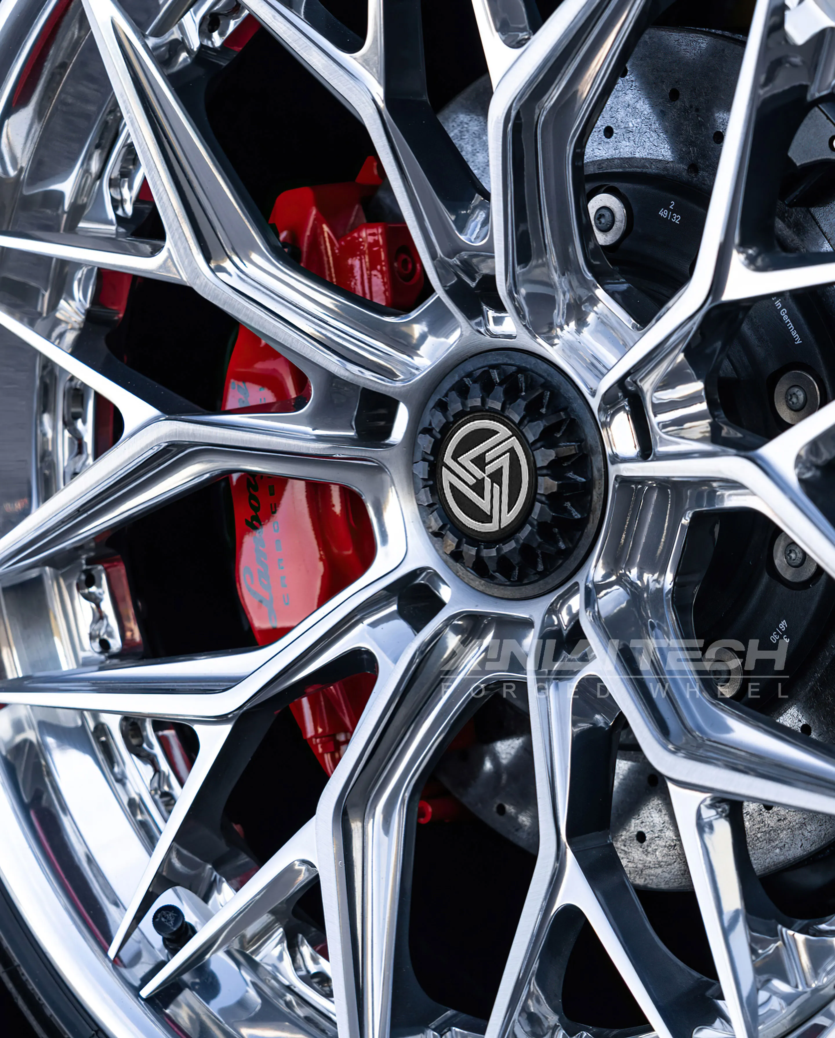 XL 2 Piece Deep Dish Deep Lip Polished Concave Forged Wheel 5x112 5x114.3 5x120 Custom Wheels for ferrari lamborghini - Image 3