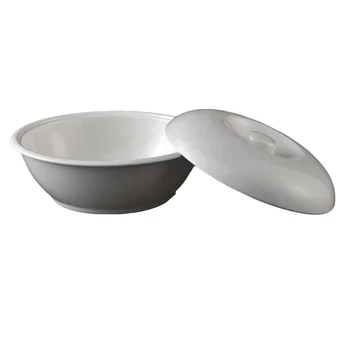 Factory Wholesale Restaurant Tableware Serving Melamine Plate Soup Bowl with Lid
