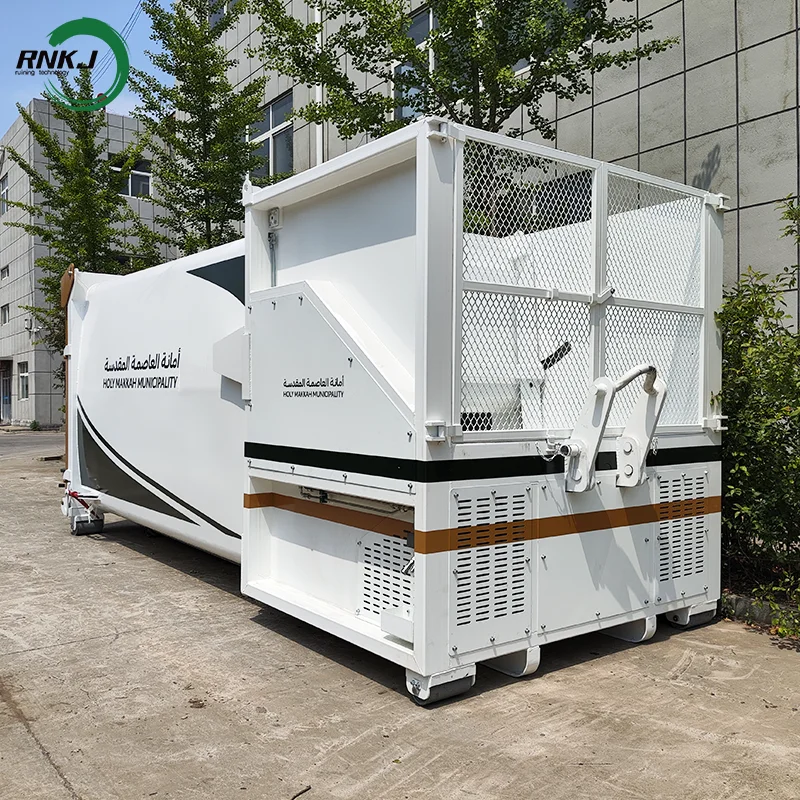 RNKJ Automatic Garbage  Recycling Bin Waste Refuse Compaction Treatment Machinery Static Waste Compactor