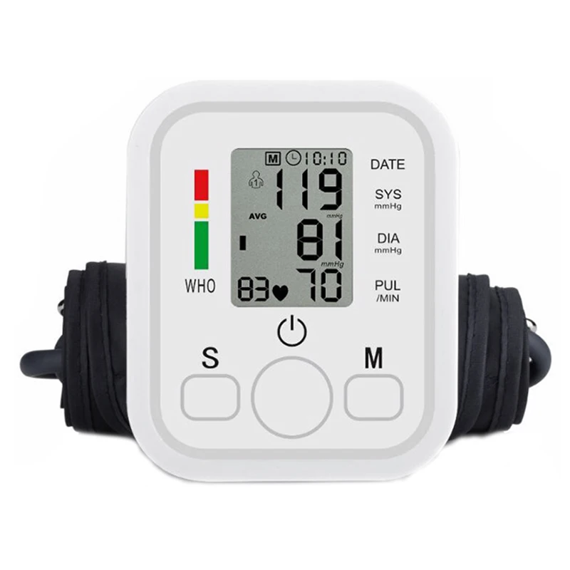 Digital Liquid Crystal Display Arm Blood Pressure Monitor Blood Monitoring Pressure Hemopiezometer