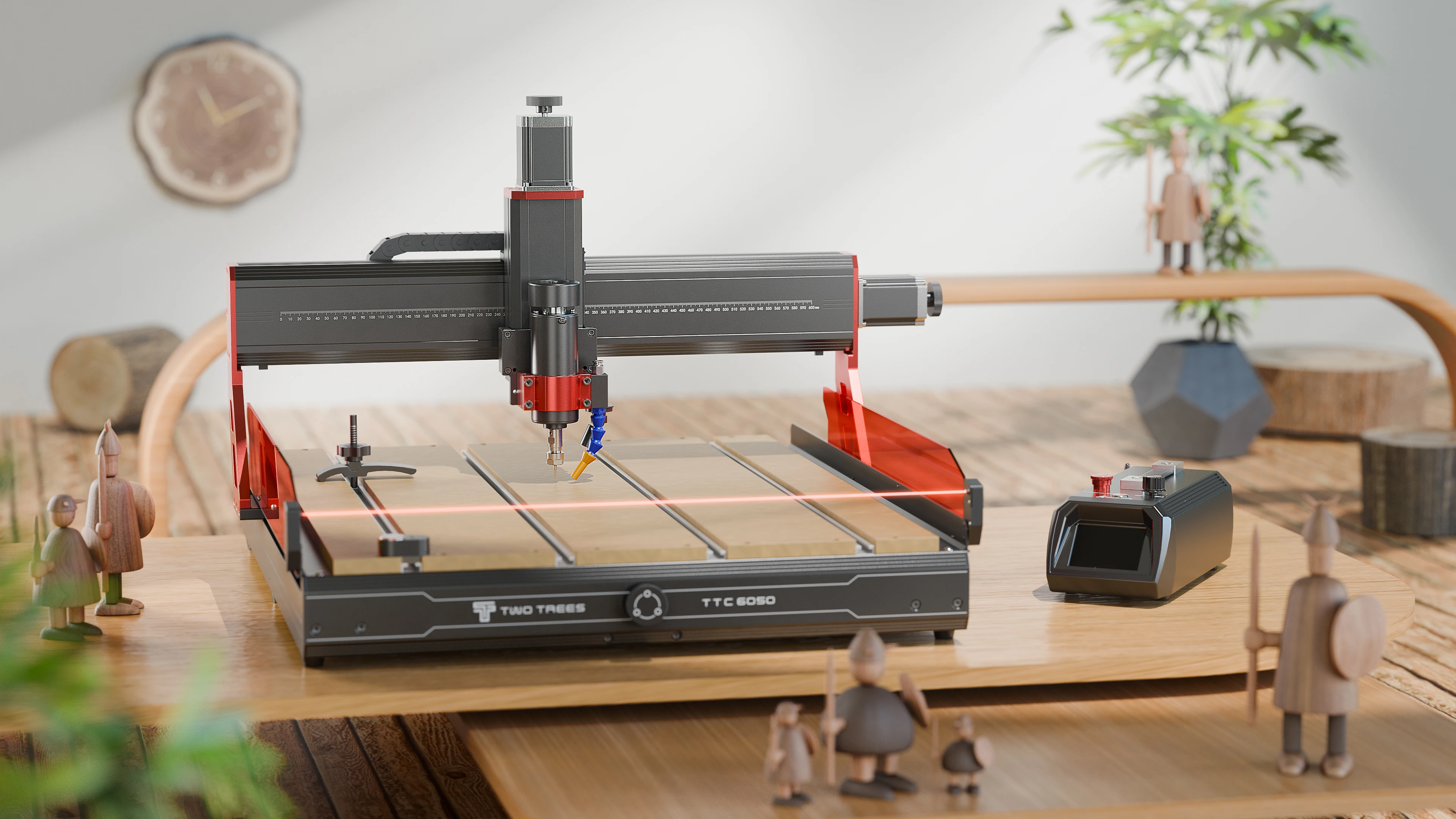 Twotrees 6050 Heavy Duty 4 Axis CNC Router Machine for Wood