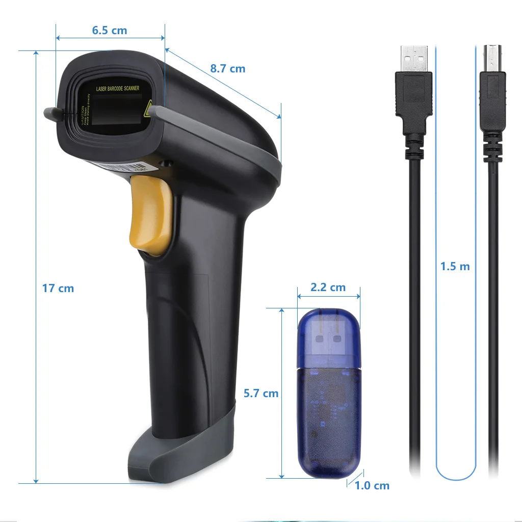 Warehouse Use Wireless Cmos Qr Code Scanner 2.4g Wifi Barcode Scanner ...