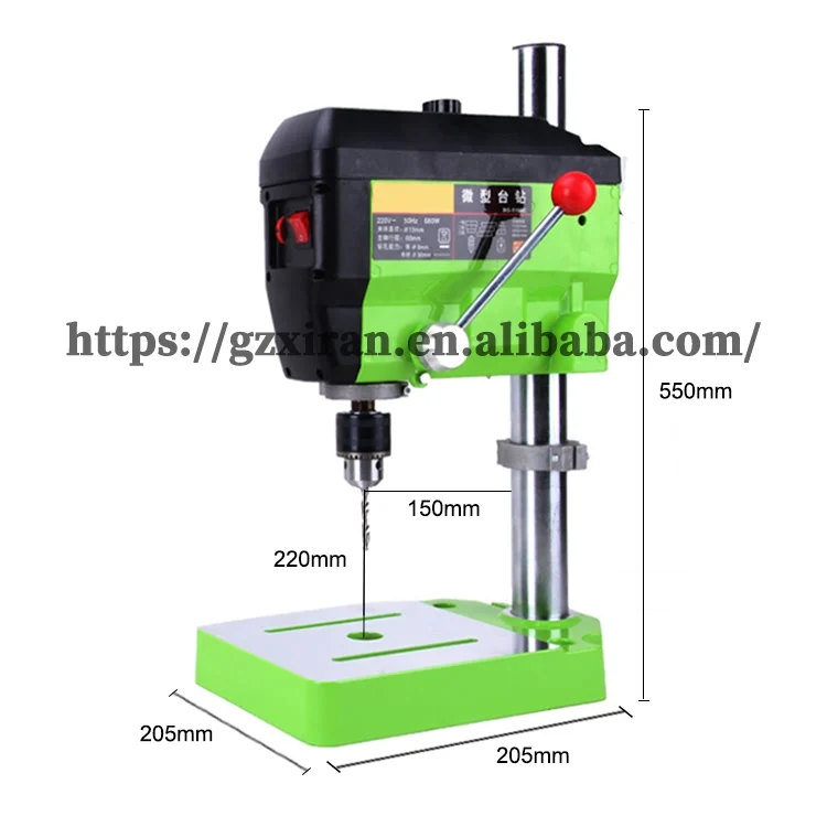 Mini perceuse de précision CNC machine de fraisage de table portable perceuse de banc 795 moteur B10 mandrin en métal bois outil de bricolage (couleur : étau de banc européen