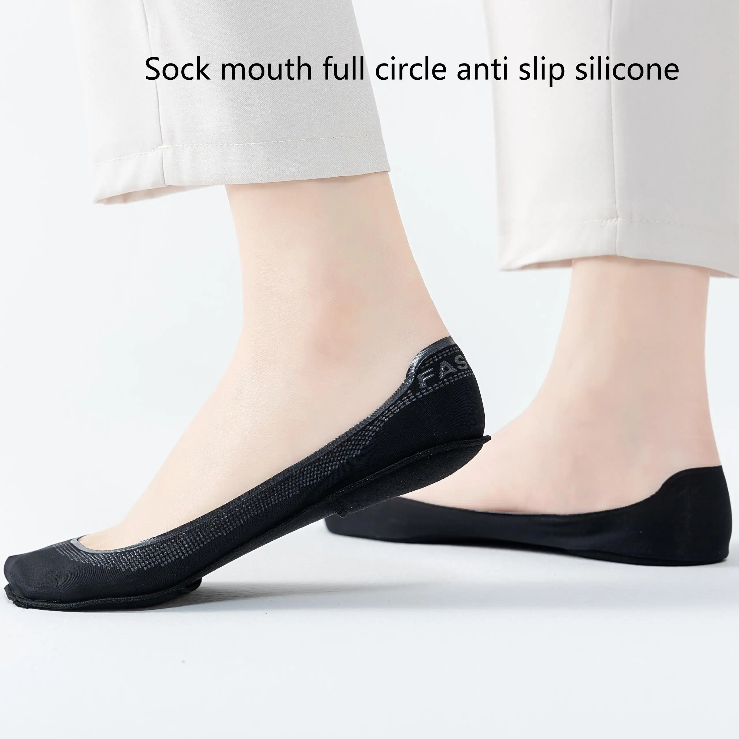 Women's No-Show High Heels Anti-Slip Socks