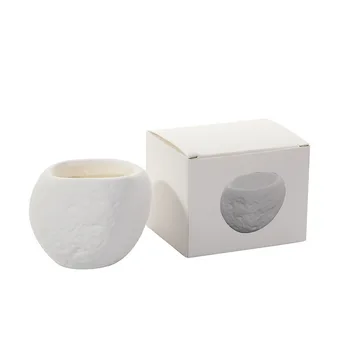 Luxury Special Design Custom Gypsum Scented Candle with Gift Box For Home Decoration