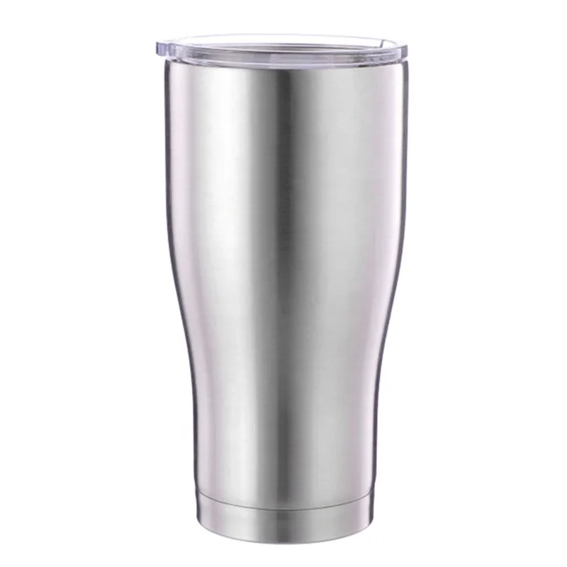 Stainless Steel Black Tumbler 30oz. (Blank)