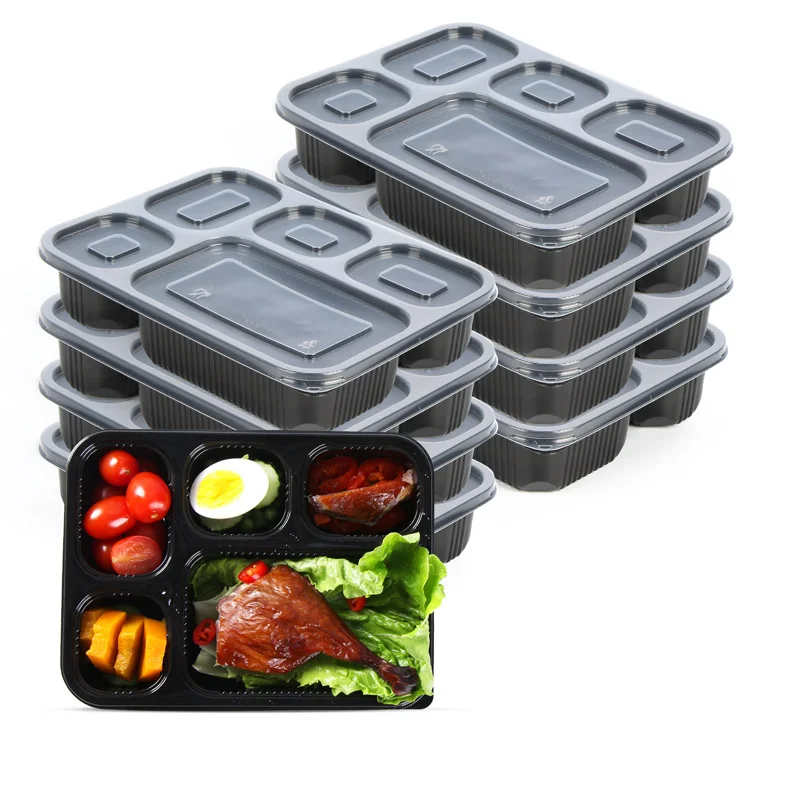 Plastic PP Hinged Lid Containers Black Rectangular Plastic Lunch Boxes Meal  Prep Disposable Plastic Takeout Food Containers Manufacturers, Suppliers  and Factory - Wholesale Products - Huizhou Yangrui Printing & Packaging  Co.,Ltd.