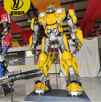 2020 New Arrival 10ft Tall Realistic Cosplay transformerss bumblebee Robot Costume For Entertainment transform ers suit